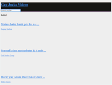 Tablet Screenshot of gayjocksvideos.net